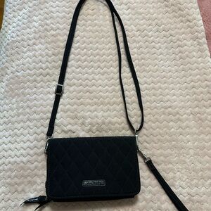 Vera Bradley black bag, could be a crossbody or over the shoulder